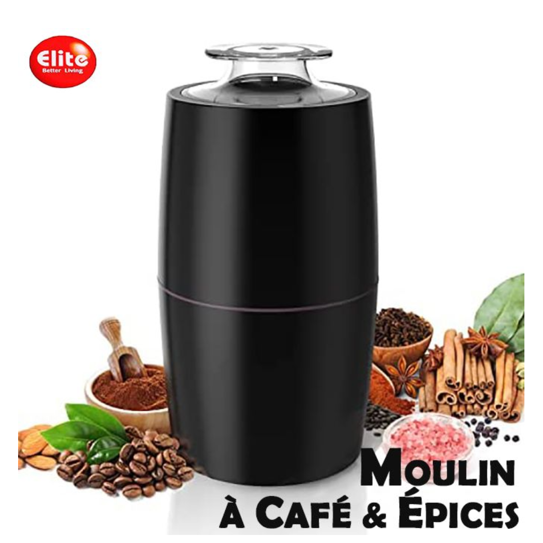 Elite Moulin à Café Électrique 150W