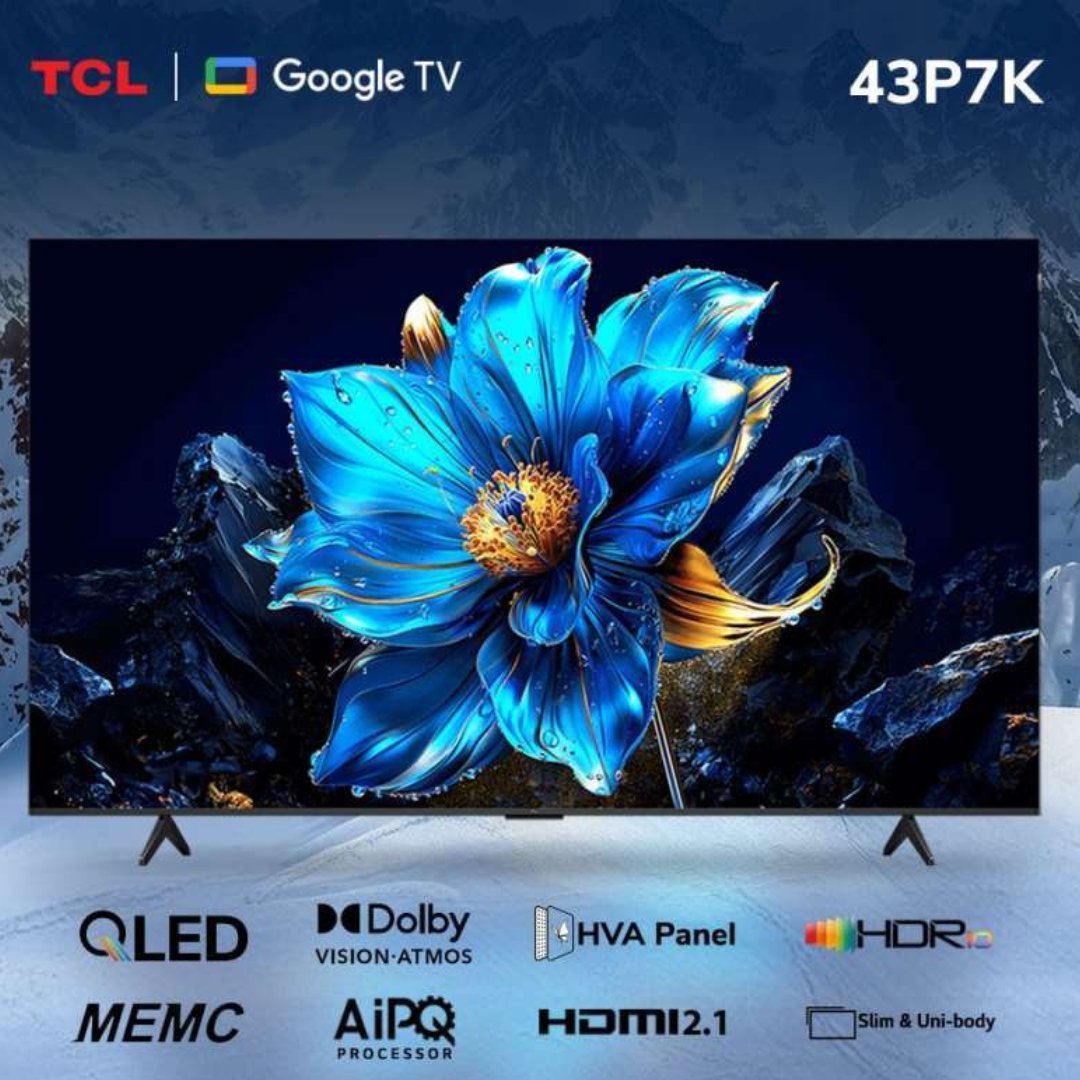 TCL TV 43″ – Google TV QLED 43P7K