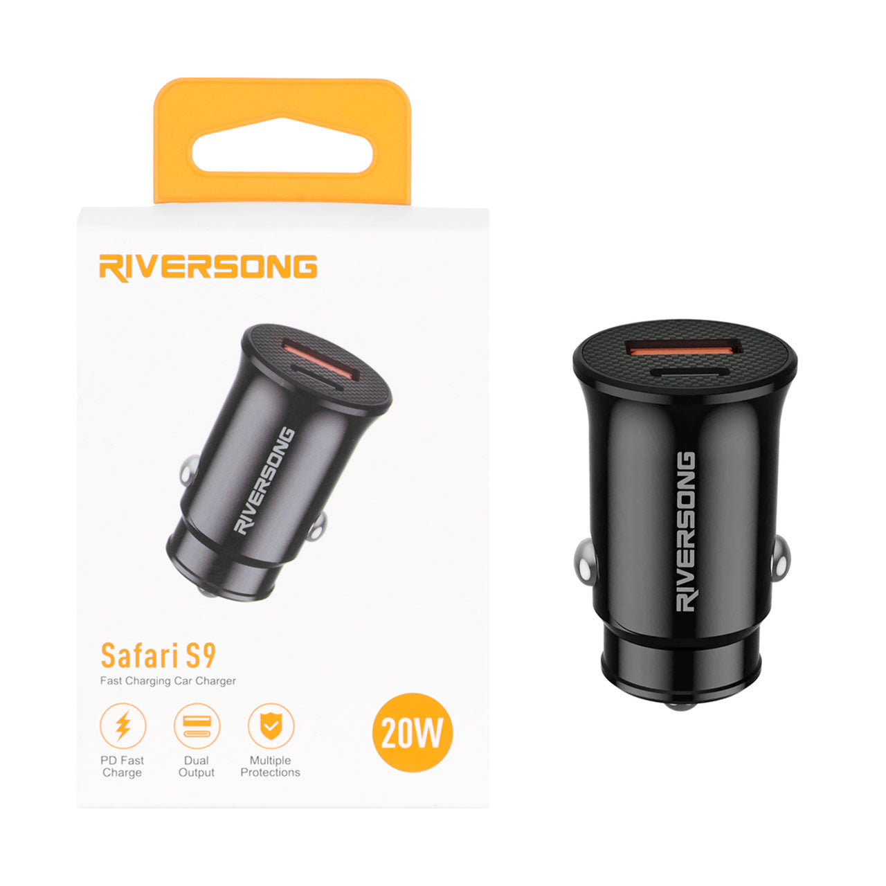 Riversong Safari S9 Car Charger Black