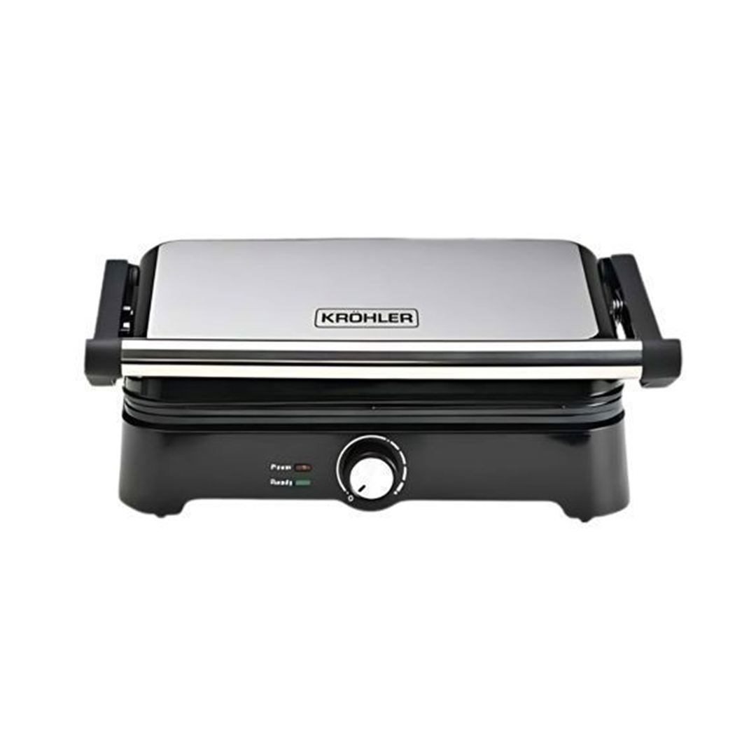 Kröhler Panini - Grill INOX pain 4 tranches