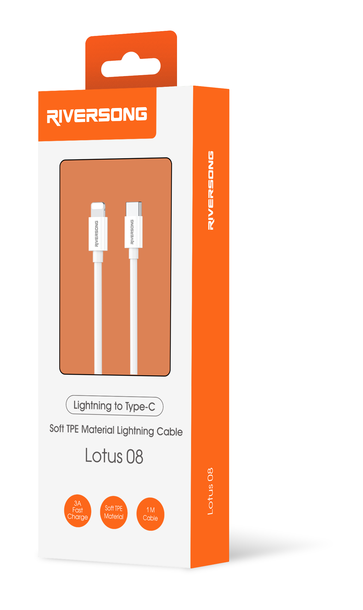 Riversong Lotus Type-C to Lightning Cable - Grey