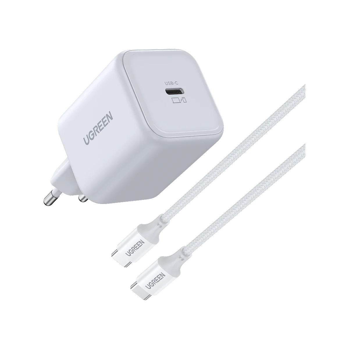 UGREEN 45W USB-C Chargeur rapide GaN Pack EU — 65055 — vue 1