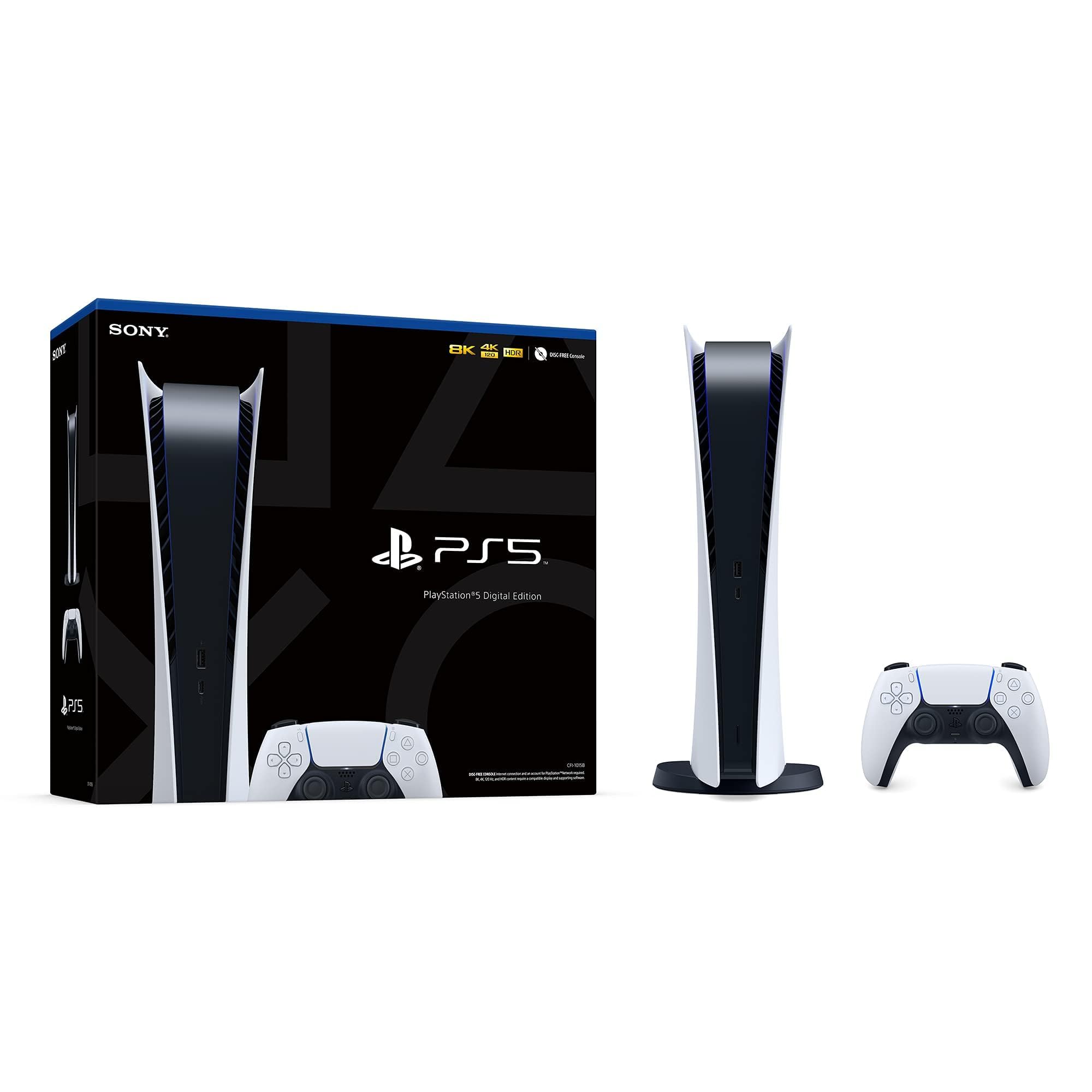 Console PlayStation 5 Slim – Édition Digitale 1 To avec 1 manette intégrée