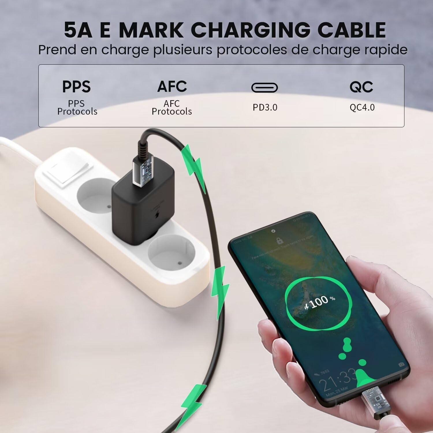 Samsung Chargeur Complet original Type-c 45w