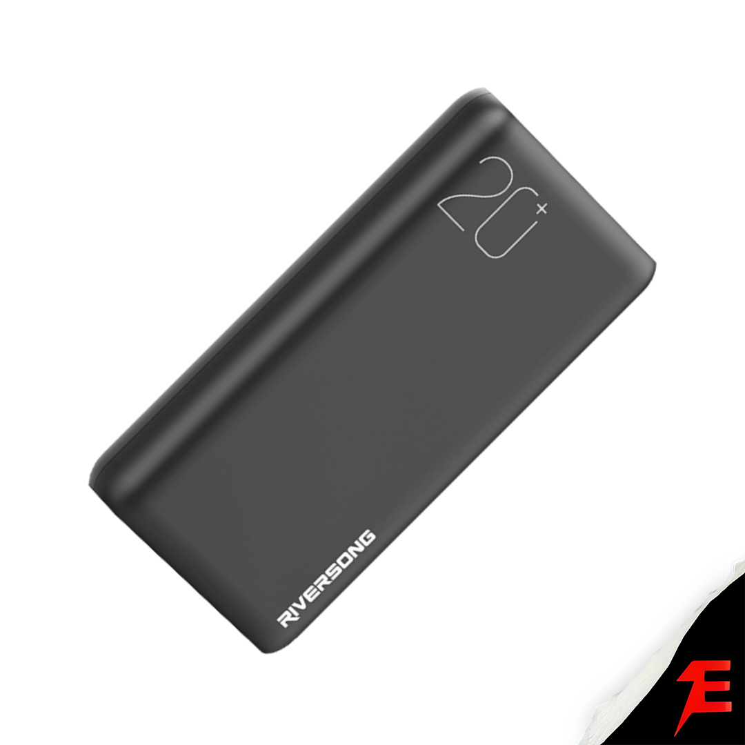 RiverSong Vision 20SE 20 000 mAh Power Bank, Noir