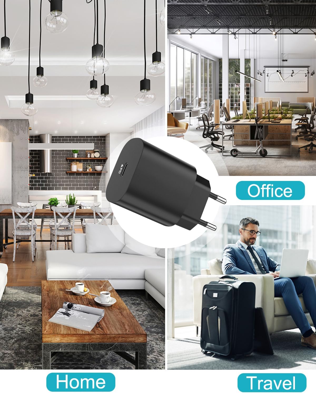 Samsung Chargeur Complet original Type-c 25w