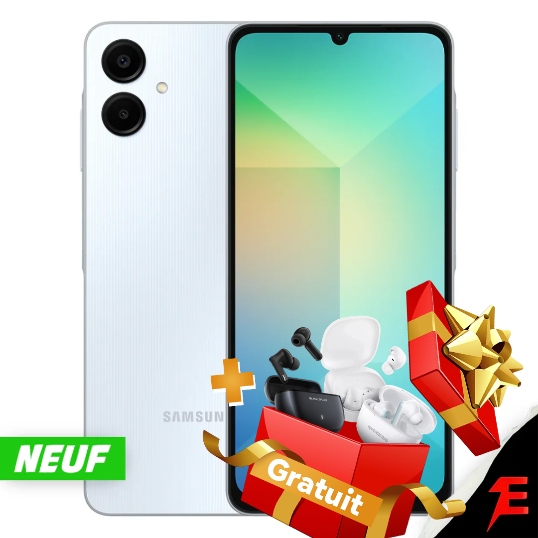 SAMSUNG Galaxy A06 (4/128) + Écouteurs sans fil gratuits 🎁