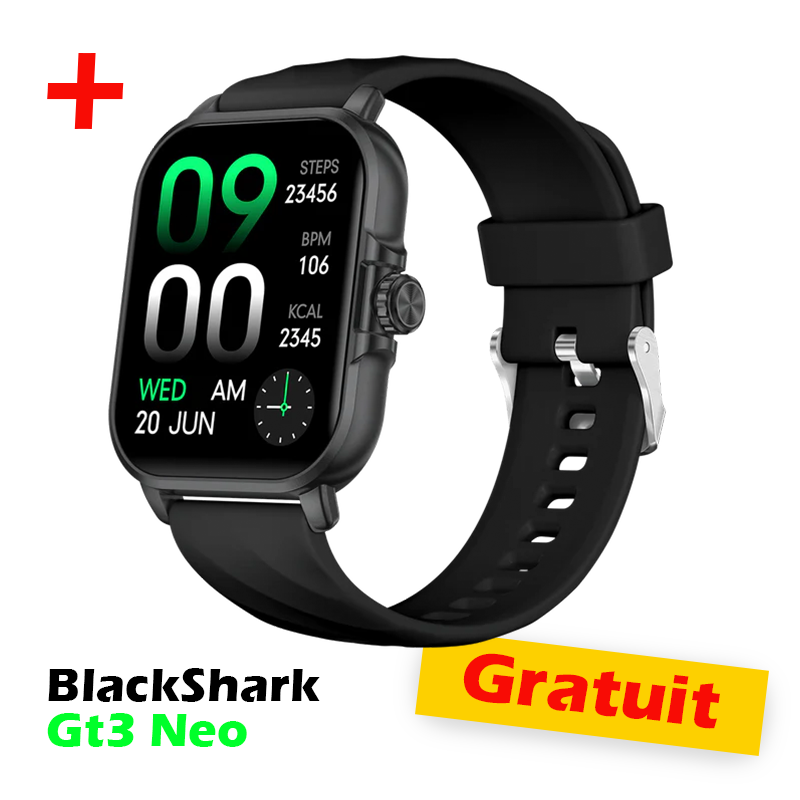 Pack ultime : Xiaomi Black Shark Pad 6 (16/256) + ( Black Shark GT3 NEO / Black Shark T11 )