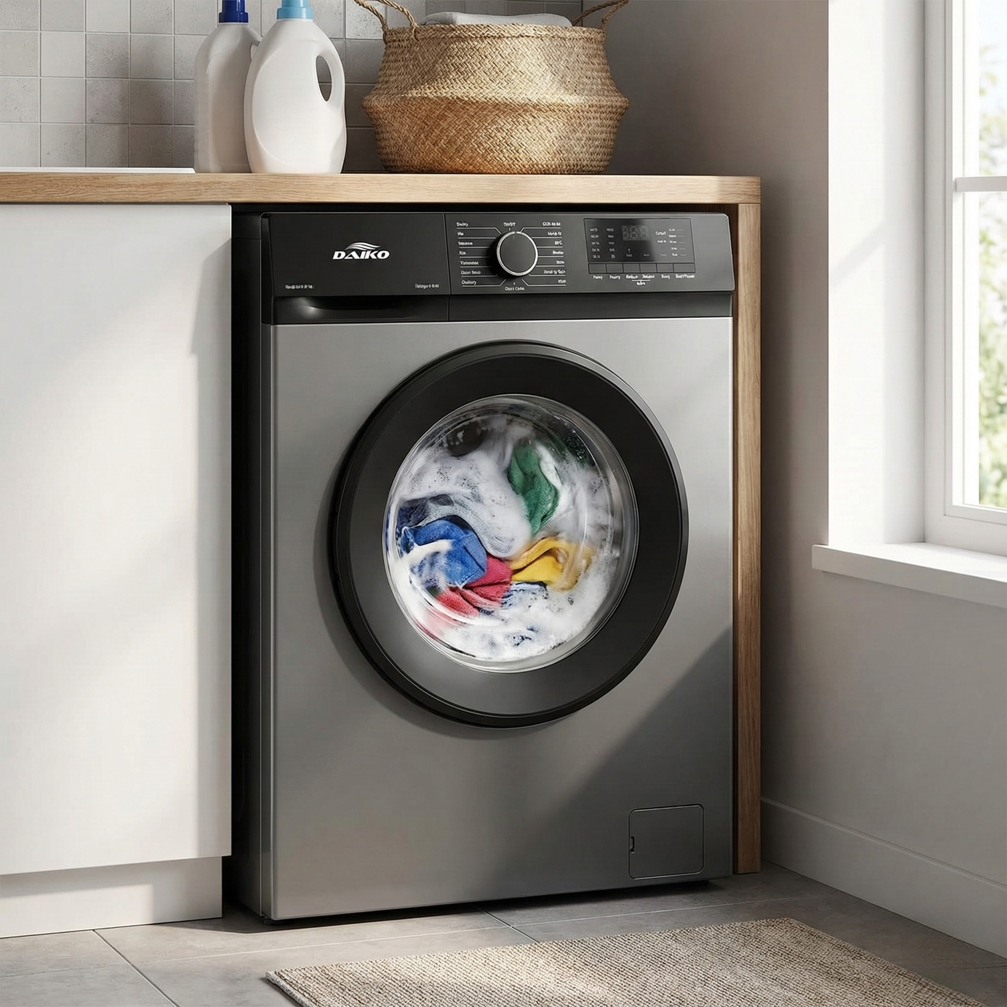 Daiko Machine à laver automatique 7 kg A++