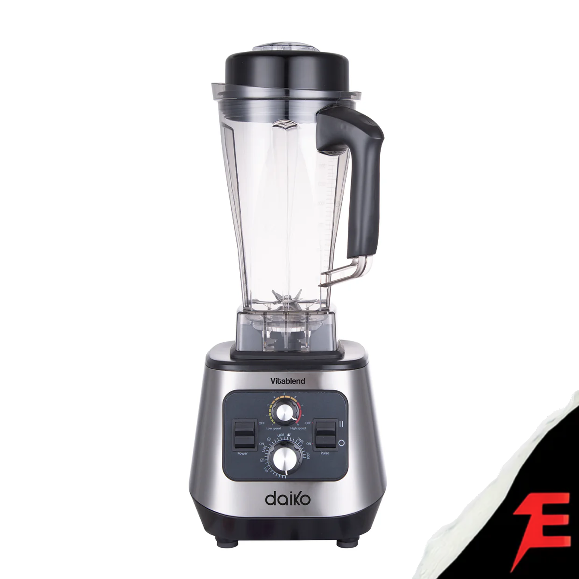 Daiko Blender professionnel 2 en 1 1500W Bol en plastique alimentaire incassable de 2L