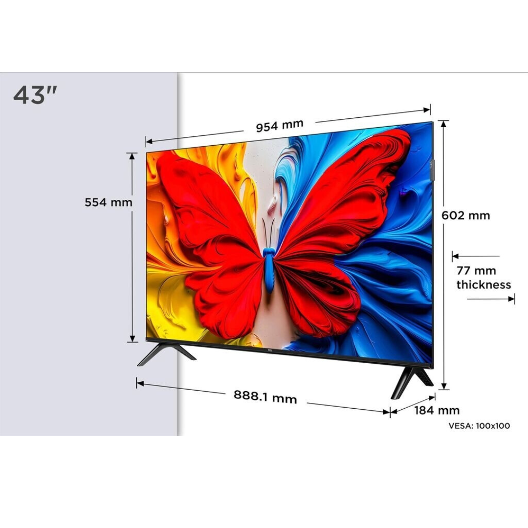TCL TV 43″ QLED Full HD Smart TV