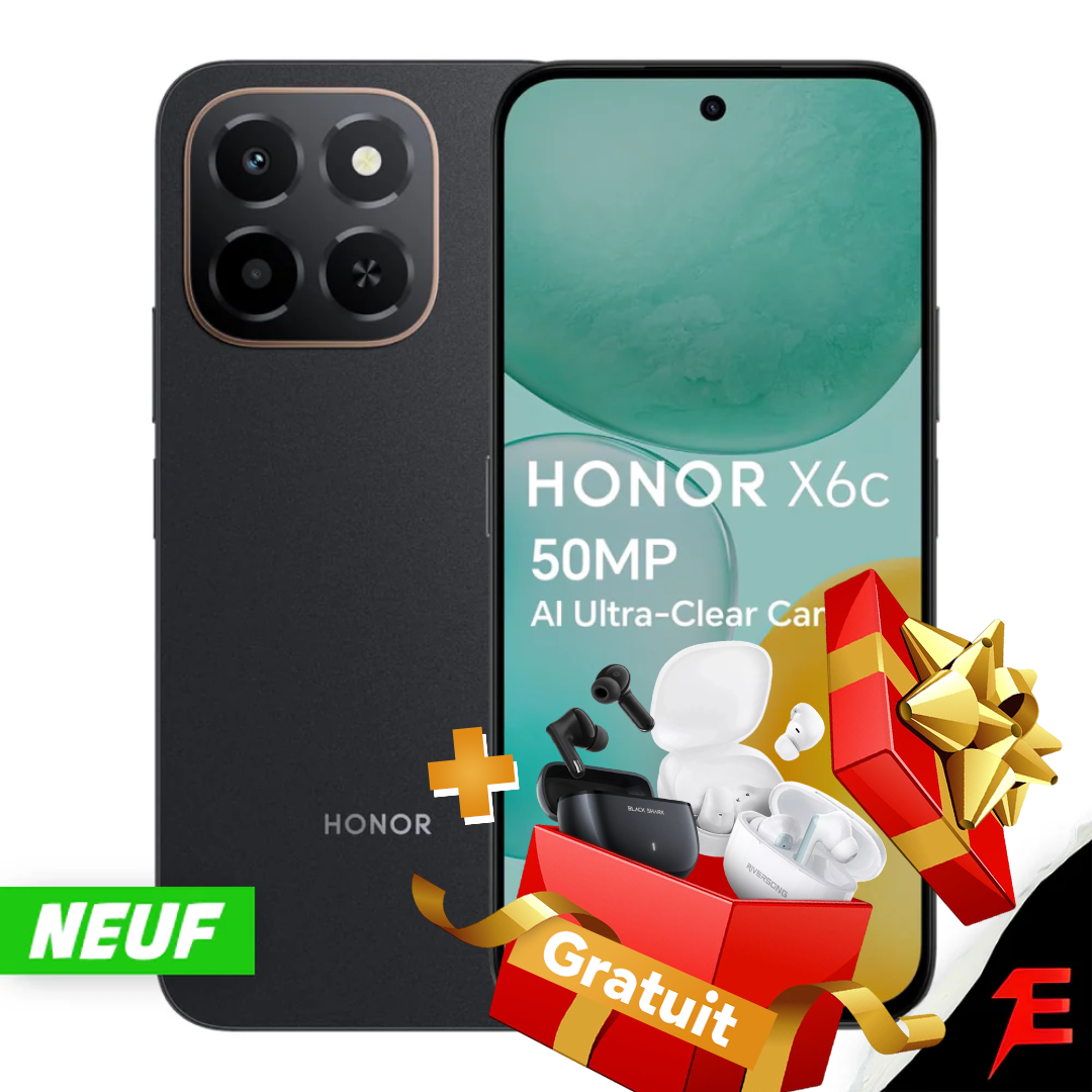 HONOR X6C (6/128) + Écouteurs sans fil gratuits 🎁