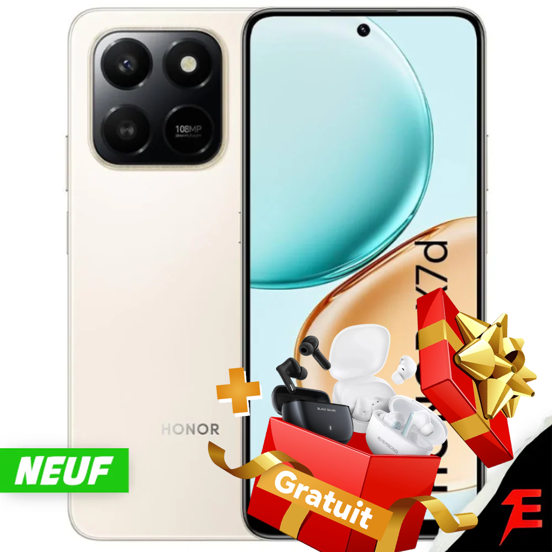 HONOR X7d (8/256)(Neuf Boîte fermée) + Écouteurs sans fil 🎁