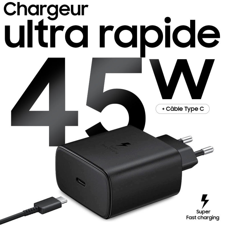 Samsung Chargeur Complet original Type-c 45w