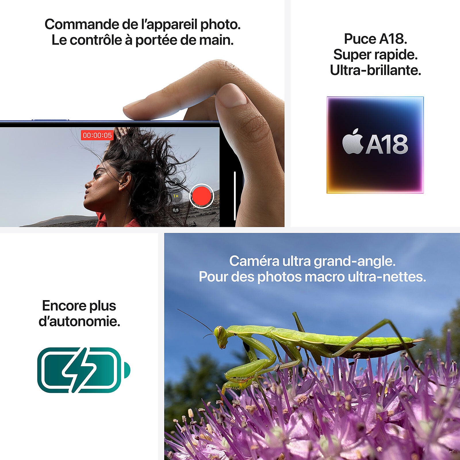 iPhone 16 Normale 128Gb (Comme Neuf) Version US (eSIM)