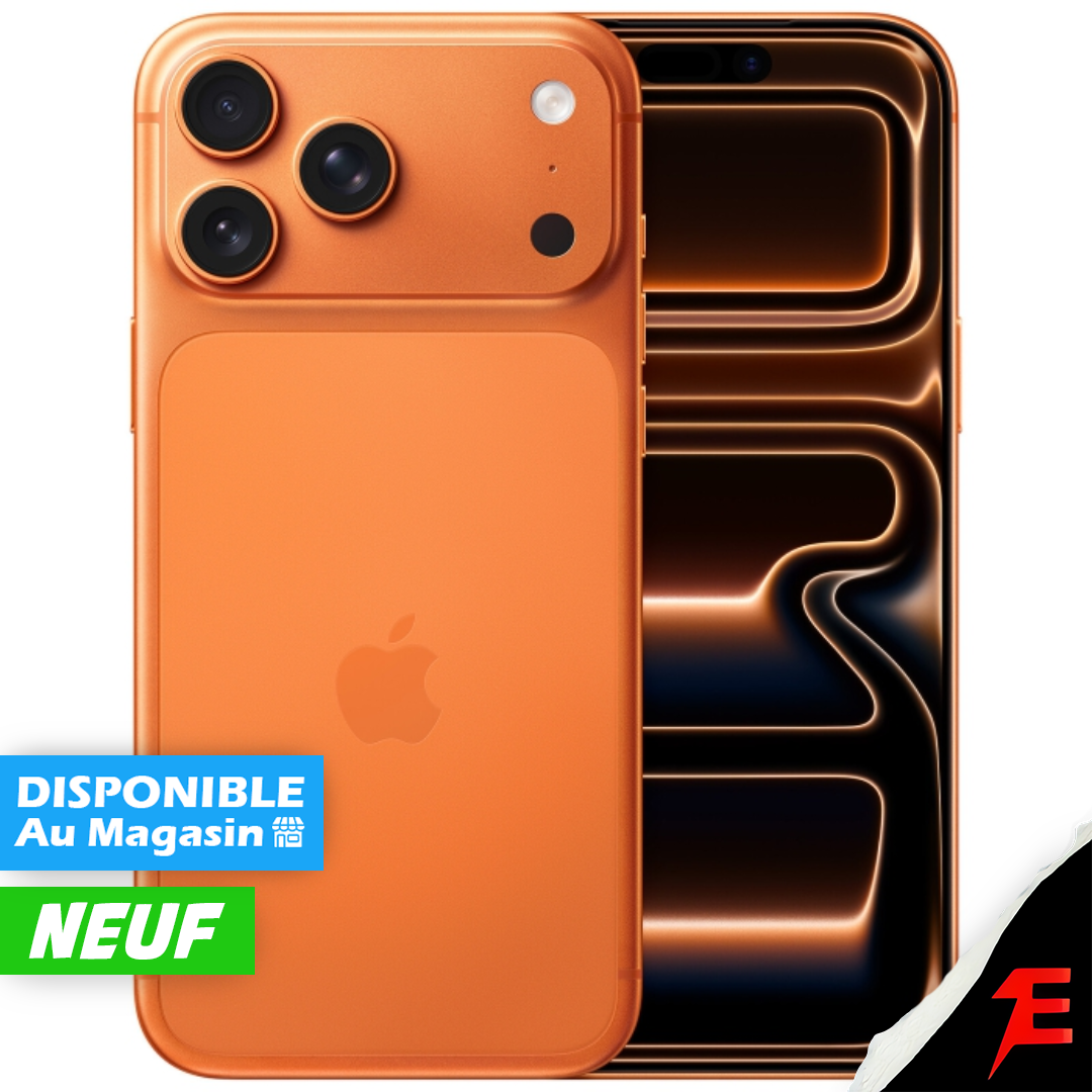 Apple iPhone 17 Pro Max 256 Go (Neuf Boîte fermée) Version US (eSIM)