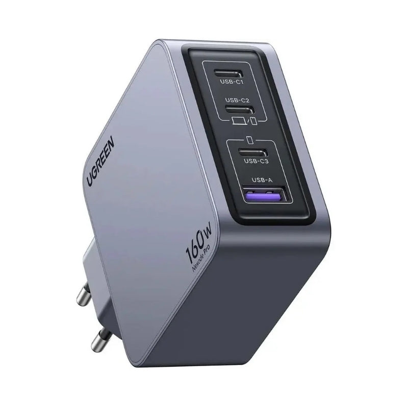 UGREEN Nexode Pro 160W 4 ports Chargeur rapide GaN Pack EU — 25877 — vue 2