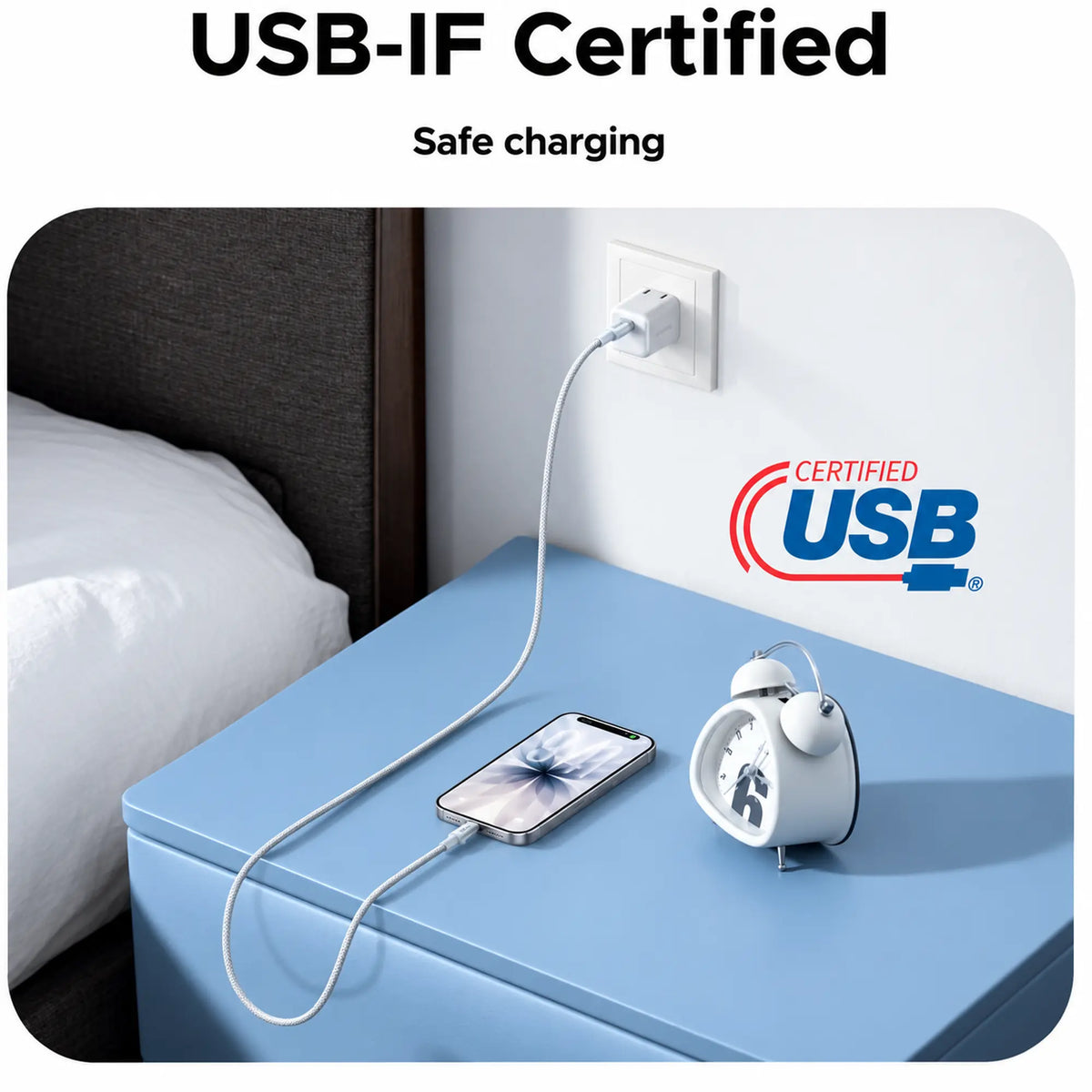 UGREEN USB-C vers USB-C Câble à charge rapide PD 1m — 75731 — vue 4