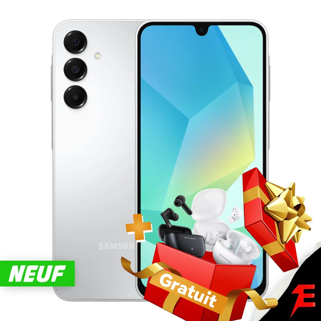 SAMSUNG Galaxy A16 (6/128) + Écouteurs sans fil gratuits 🎁