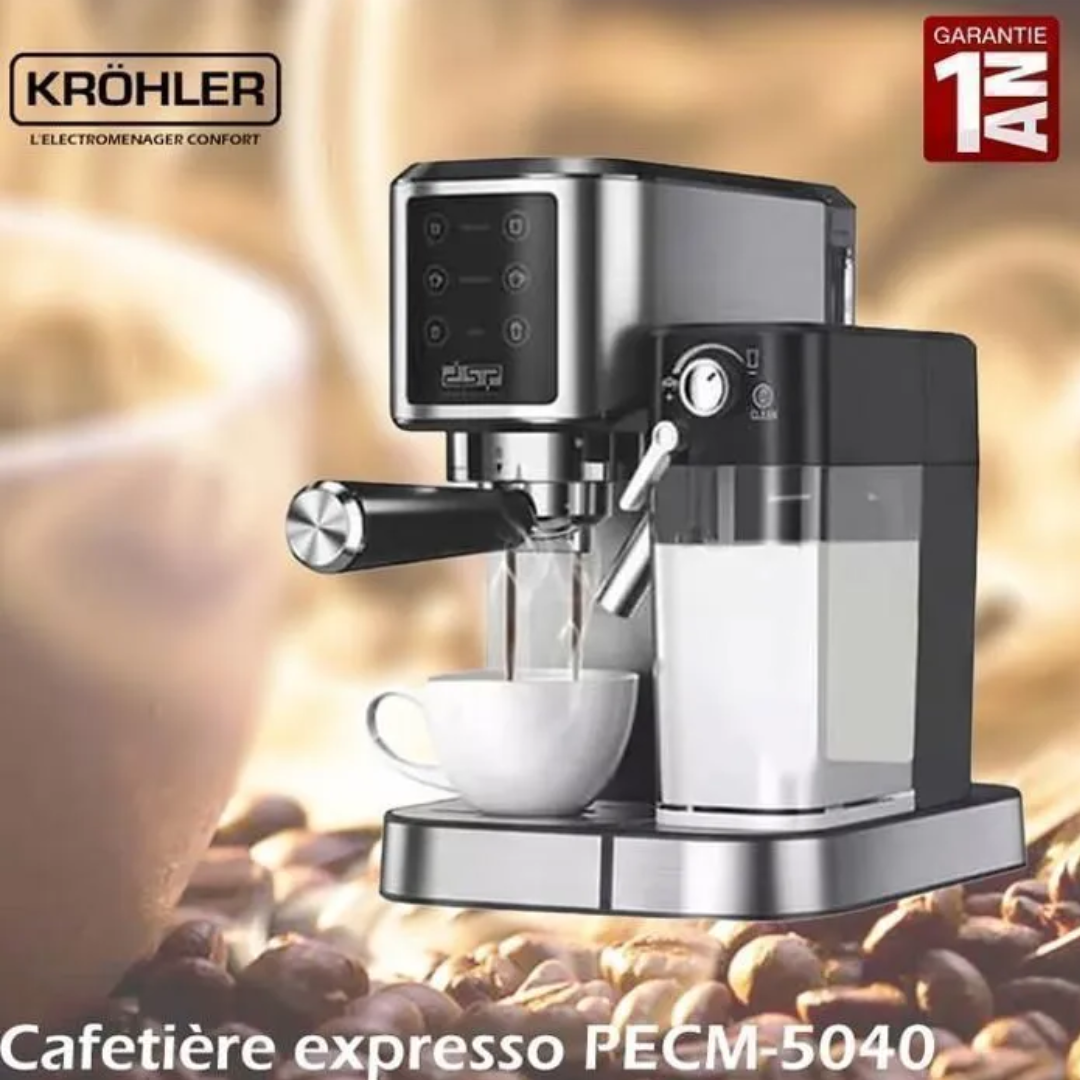 Kröhler Cafetière Expresso 1350w Pecm-5040