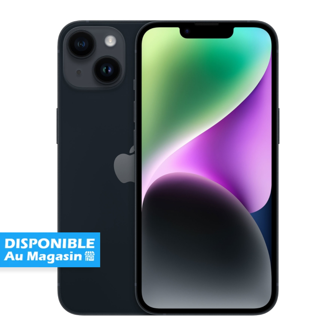 Apple iPhone 14 128 Go – Occasion Grade A – Message Apple d’origine