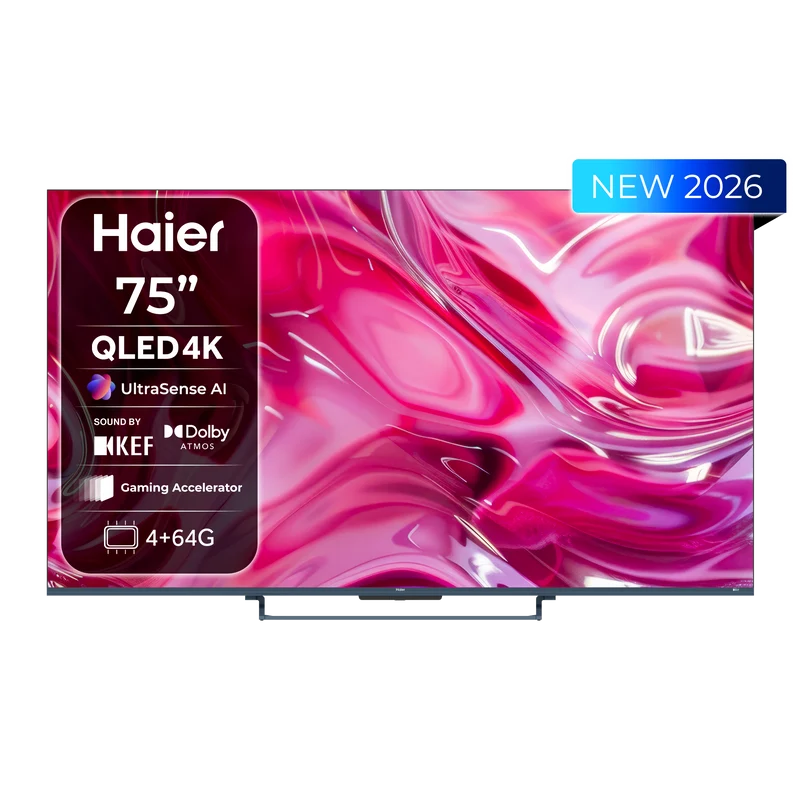 Haier TV 75" QLED 4K Google TV – H75S80GUX