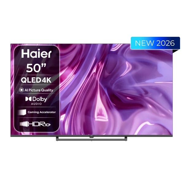 Haier TV 50" QLED 4K Google TV – H50S80GUX