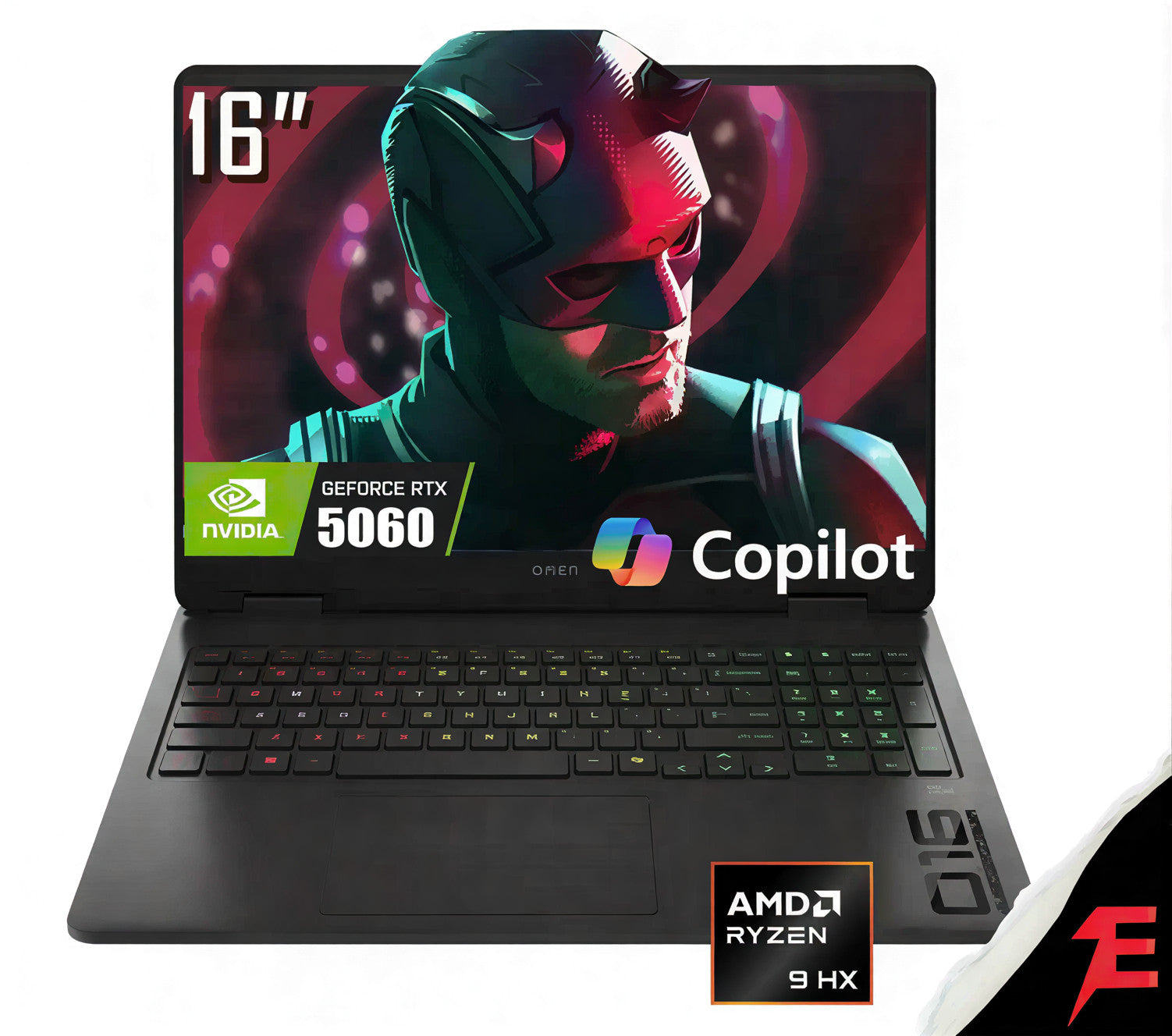 HP OMEN 16 Ryzen9 (16/1TB)NVIDIA® GeForce RTX™ 5060 – 8 Go GDDR6 VRAM (Comme Neuf)