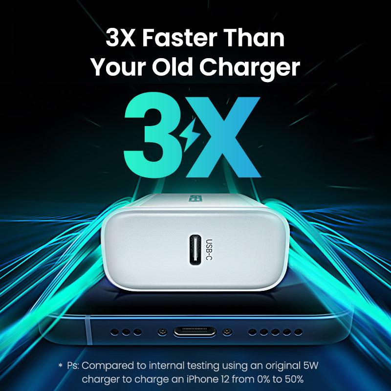 UGREEN Chargeur secteur rapide avec PD 20W EU (Blanc) — 60450 — vue 4