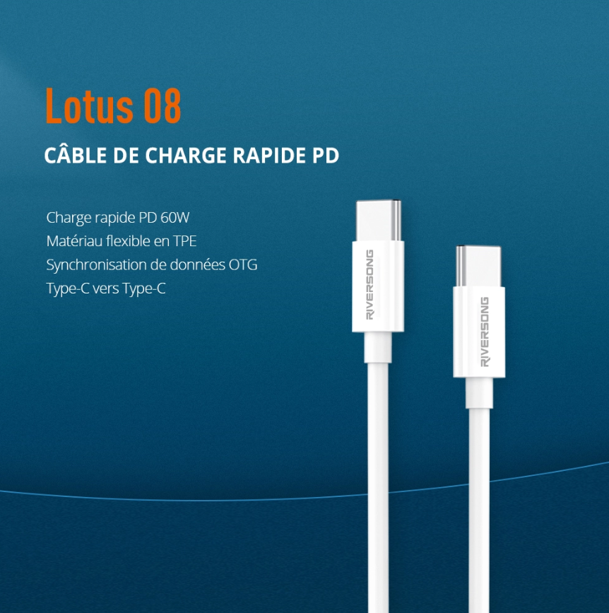 Riversong lotus 08 type-c to type-c