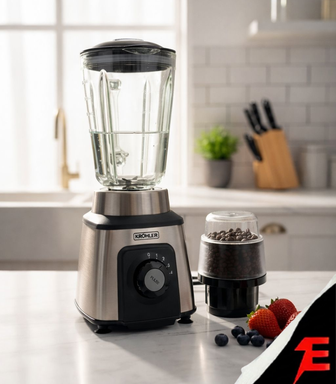 MIXEUR ET MOULIN À CAFÉ KRÖHLER PEMB‑8508 – 1000 W