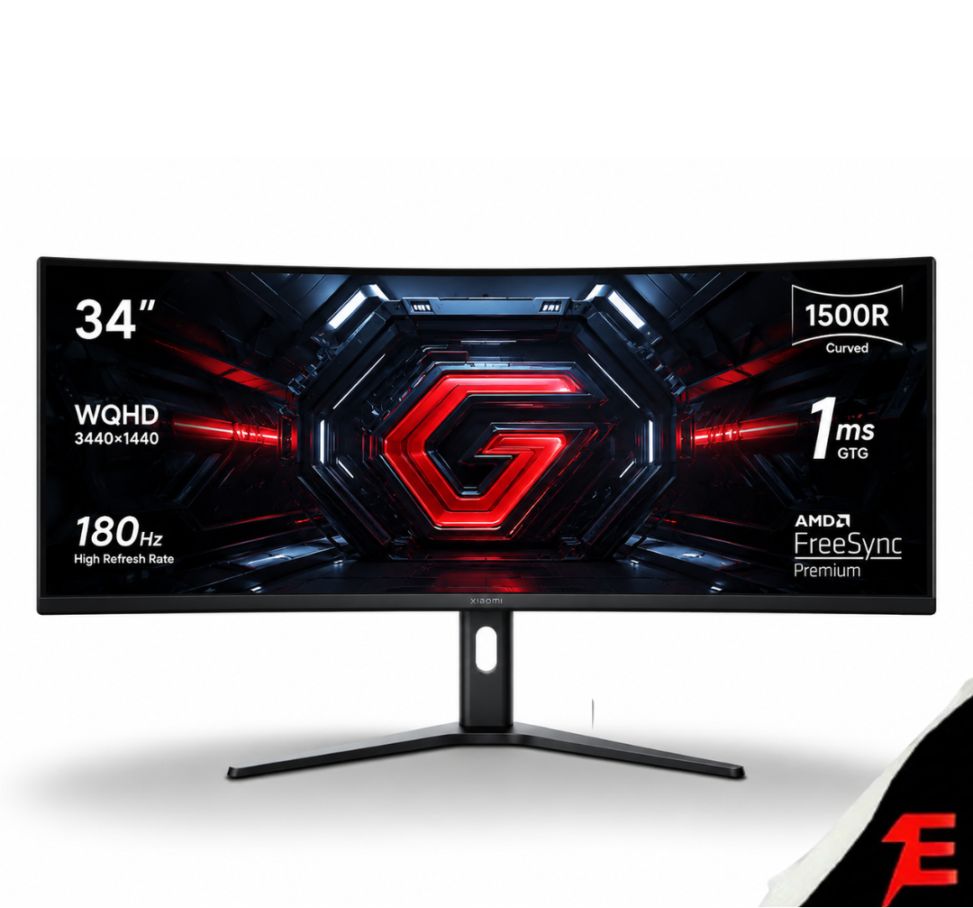 Xiaomi Curved Gaming Monitor G34WQi 34" WQHD UltraWide 180Hz 2026
