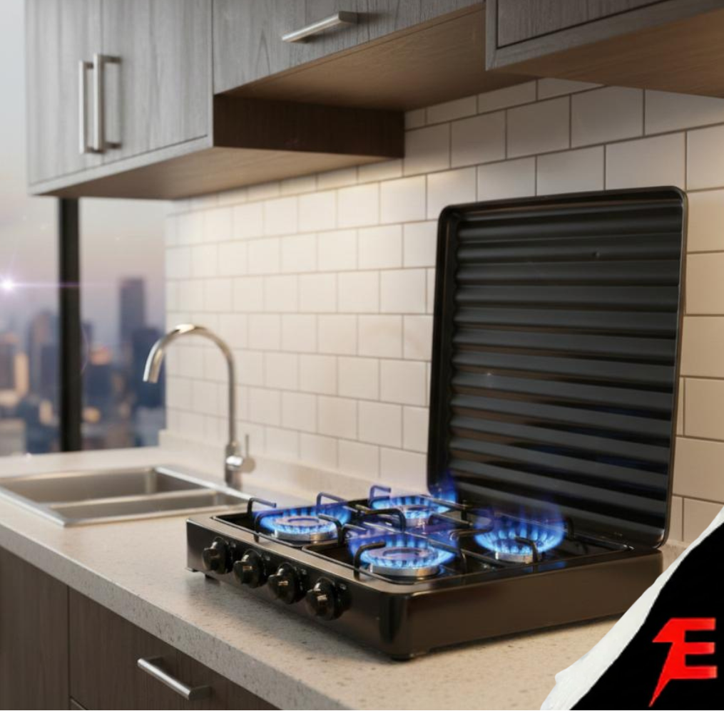 PLAQUE  DE GAZ KROHLER KOC-400 – 4BRÛLEURS