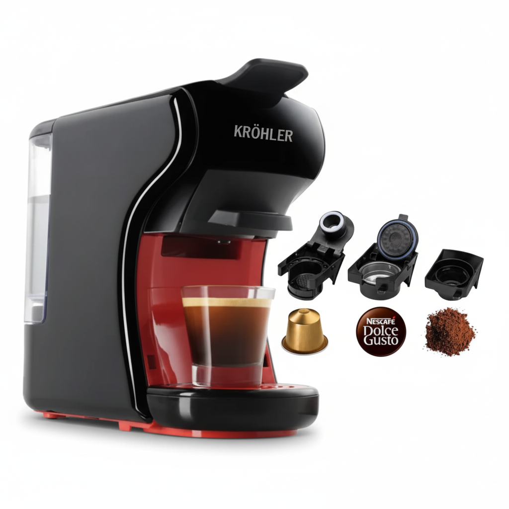 Kröhler Machine À Café 3 En 1 – Pecn-504