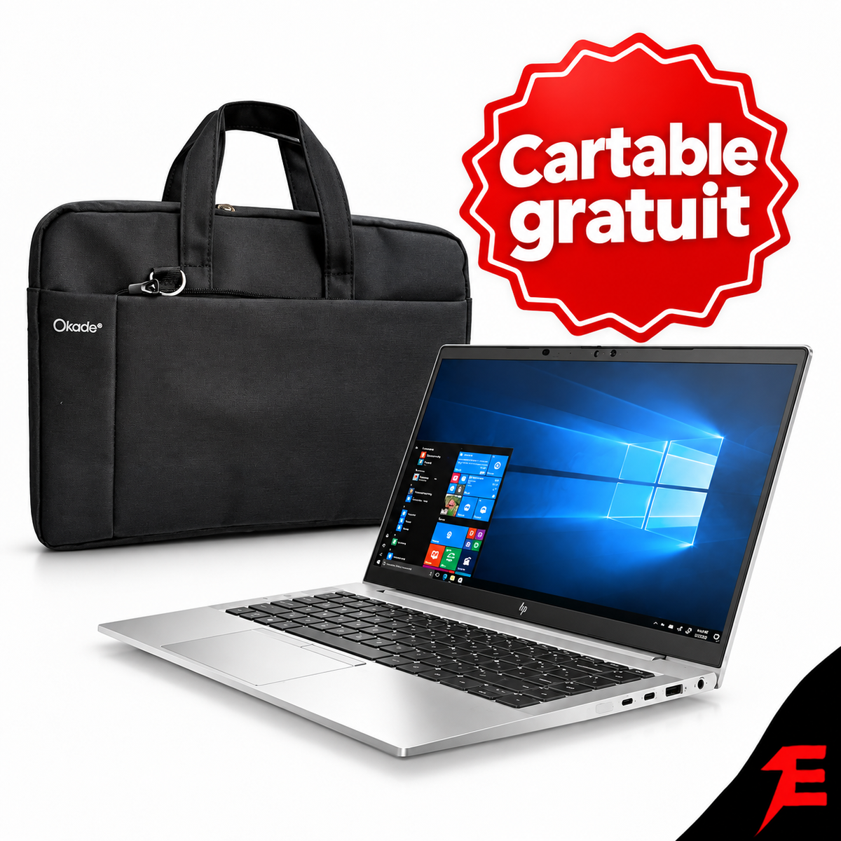 HP EliteBook 840 G7 i5 10ᵉ génération (8 Go / 256 Go) Occasion + 🎁 CARTABLE OFFERT