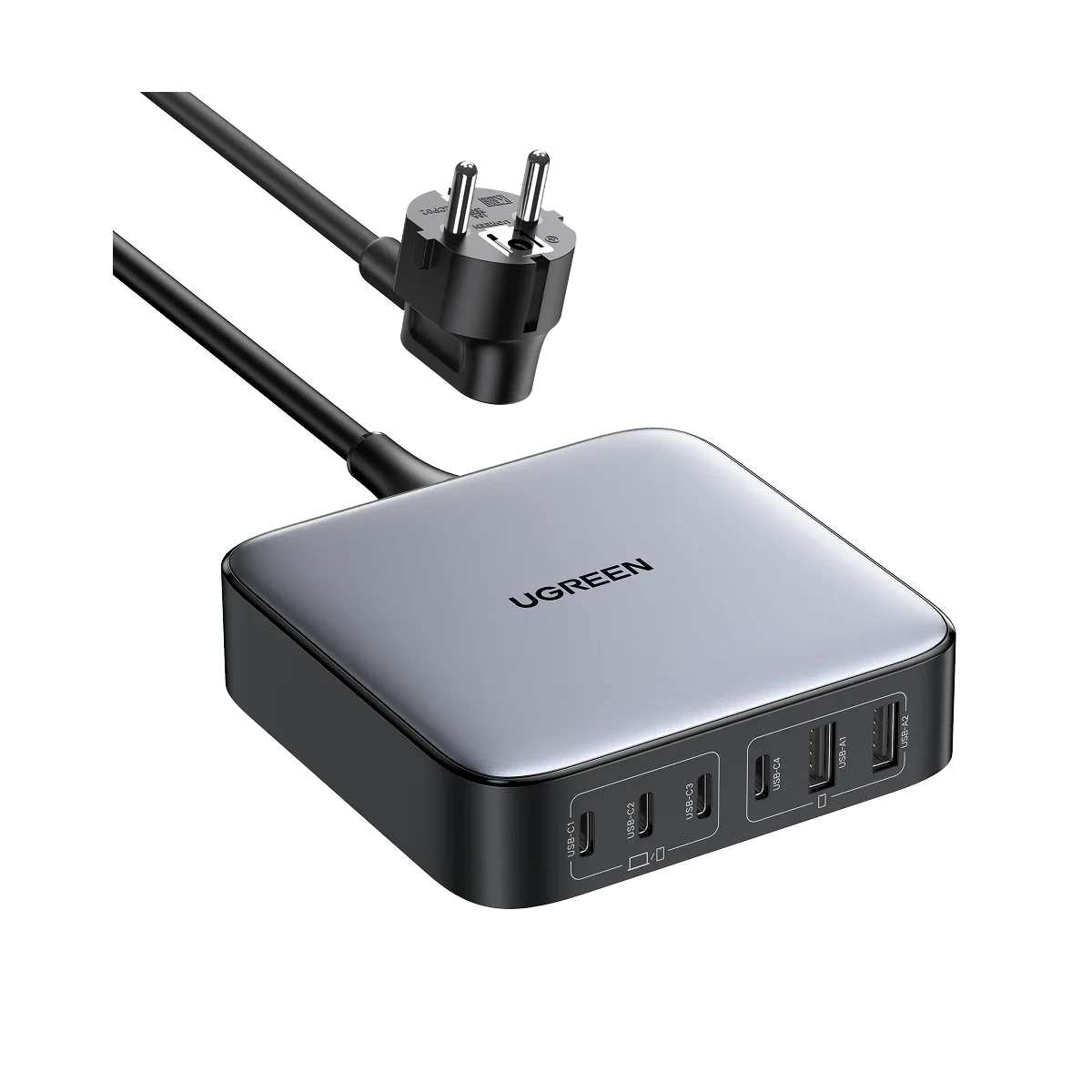 UGREEN GaN 200W Chargeur de bureau (6 ports) — 40914 — vue 1