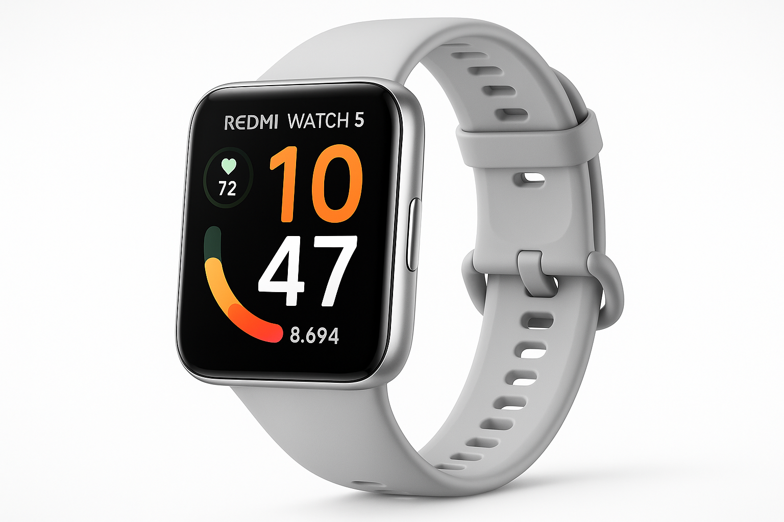 REDMI WATCH 5 BRASLIT SILIKON SILVER