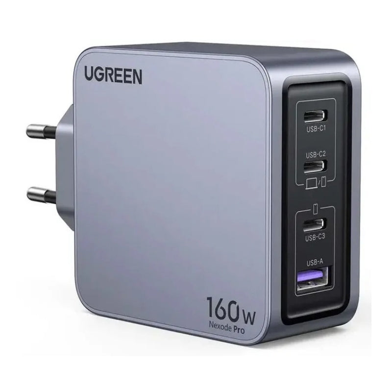UGREEN Nexode Pro 160W 4 ports Chargeur rapide GaN Pack EU — 25877 — vue 1