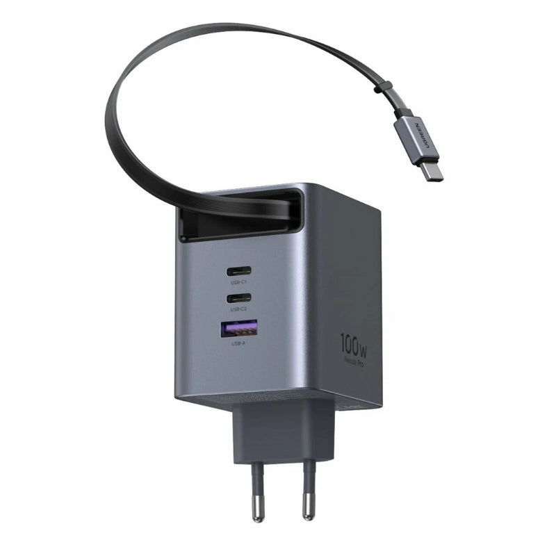 UGREEN 100W Chargeur rapide GaN avec câble rétractable — 65828 — vue 2