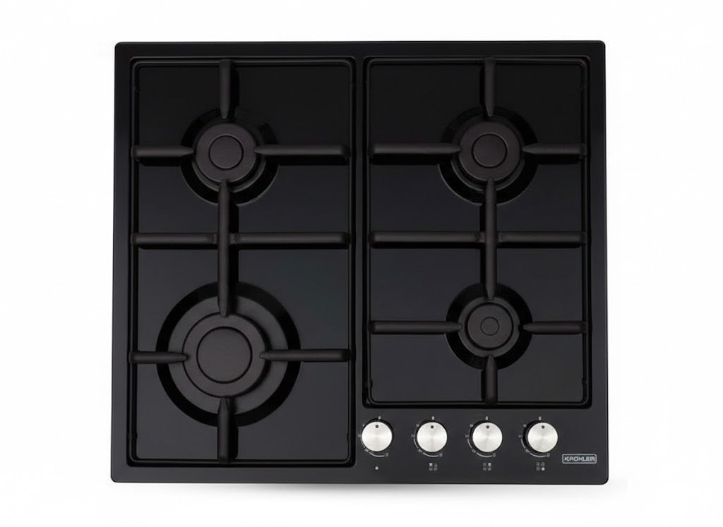 PLAQUE À GAZ KROLER PGE -60-640IN 4BURLEURS Inox