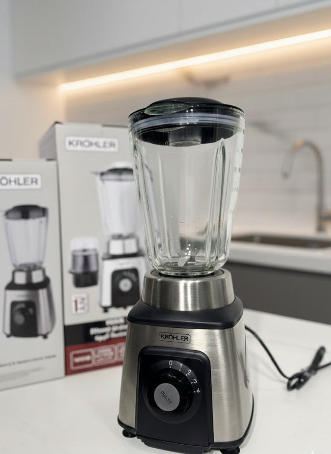 MIXEUR ET MOULIN À CAFÉ KRÖHLER PEMB‑8508 – 1000 W