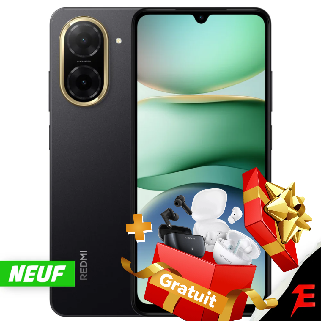 Redmi A5 (4/128) (Neuf Boîte fermée)+ Écouteurs sans fil gratuits 🎁